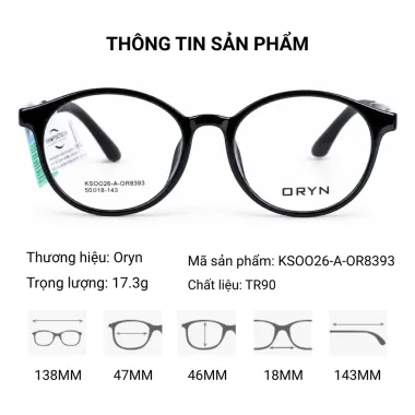 Gọng Kính Oryn KSOO26-A-OR8393 – Chính Hãng