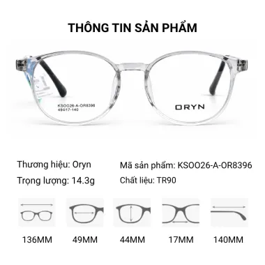 Gọng Kính Oryn KSOO26-A-OR8396 – Chính Hãng