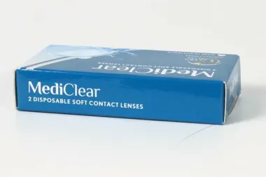 Kính Áp Tròng Trong Suốt Không Màu Siêu Mỏng Ultra Slim 3 Tháng MediClear Úc Chính Hãng Date Mới