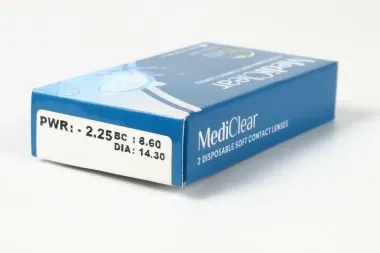 Kính Áp Tròng Trong Suốt Không Màu Siêu Mỏng Ultra Slim 3 Tháng MediClear Úc Chính Hãng Date Mới