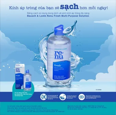 Nước Ngâm Lens Bausch & Lomb Renu Fresh Multi Purpose Chính Hãng