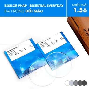 Đa Tròng Đổi Màu Sun X Essentials Everyday Essilor 1.56