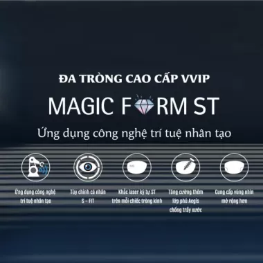 Tròng Kính ĐA TRÒNG CHEMI MAGIC FORM ST