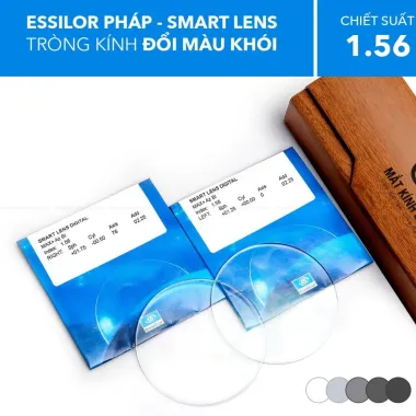 Đa Tròng Đổi Màu Smart Lens Sunx Essilor 1.56