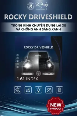 Tròng Kính Rocky Driveshield Chuyên Dụng Lái Xe Và Chống Ánh Sáng Xanh