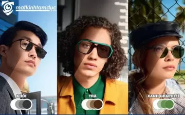 Tròng kính đổi màu Essilor Transitions Classic (Khói/Trà )