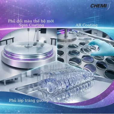 Chemi Photo Aid 1.60 Tròng Kính Đổi Màu Chống Ánh Sáng Xanh – Chính Hãng