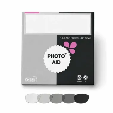 Chemi Photo Aid 1.60 Tròng Kính Đổi Màu Chống Ánh Sáng Xanh – Chính Hãng