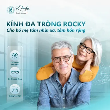 Đa Tròng Rocky Ultraview 1.61 Freeform 4K Chống Ánh Sáng Xanh Chính Hãng
