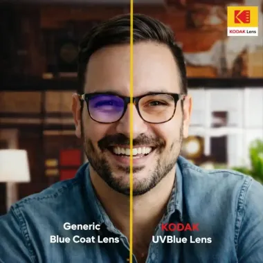 Tròng Kính Mỏng Chống Ánh Sáng Xanh Blue Lens Kodak 1.60