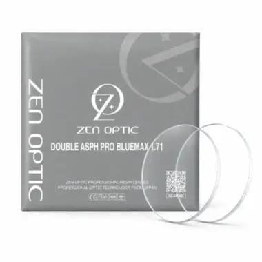 Tròng Kính Chống Ánh Sáng Xanh Zen Optic Double ASPH Pro BlueMax 1.71 – Chính Hãng