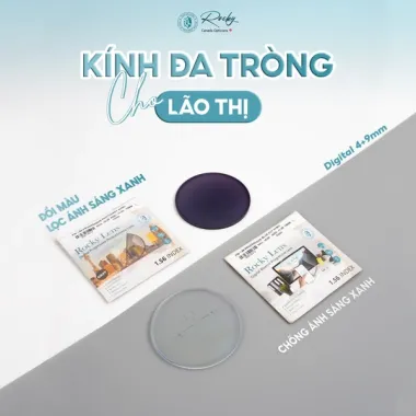 Đa Tròng Rocky 1.56 Digital Đổi Màu & Lọc Ánh Sáng Xanh Chính Hãng