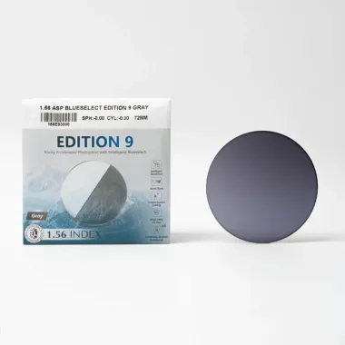 Tròng Kính Rocky Edition 9 Đổi Màu Khói 1.56