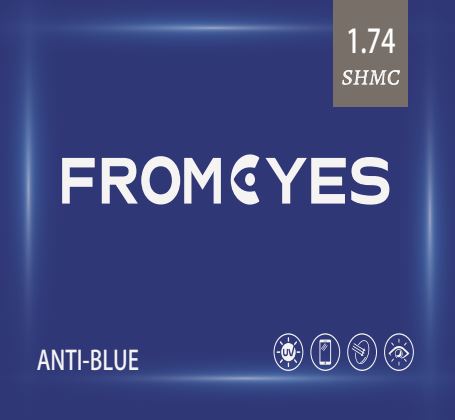 Tròng kính FromEyes 1.74 VBlue