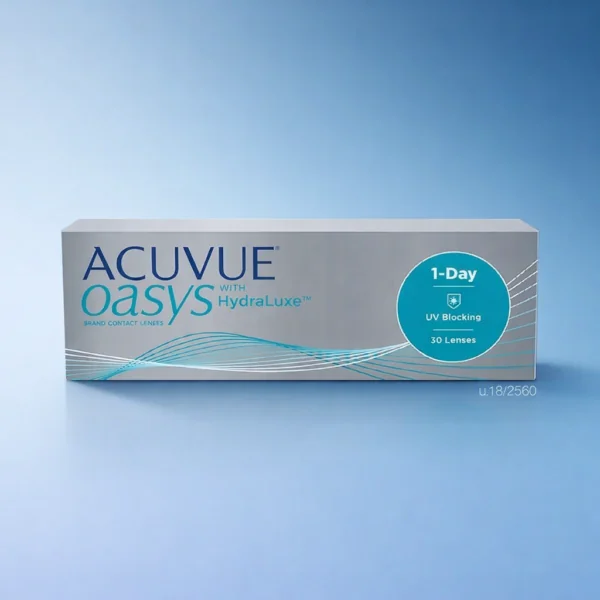 Kính Áp Tròng 1 Ngày Acuvue Oasys Với Công Nghệ Hydraluxe™ Chính Hãng Date Mới
