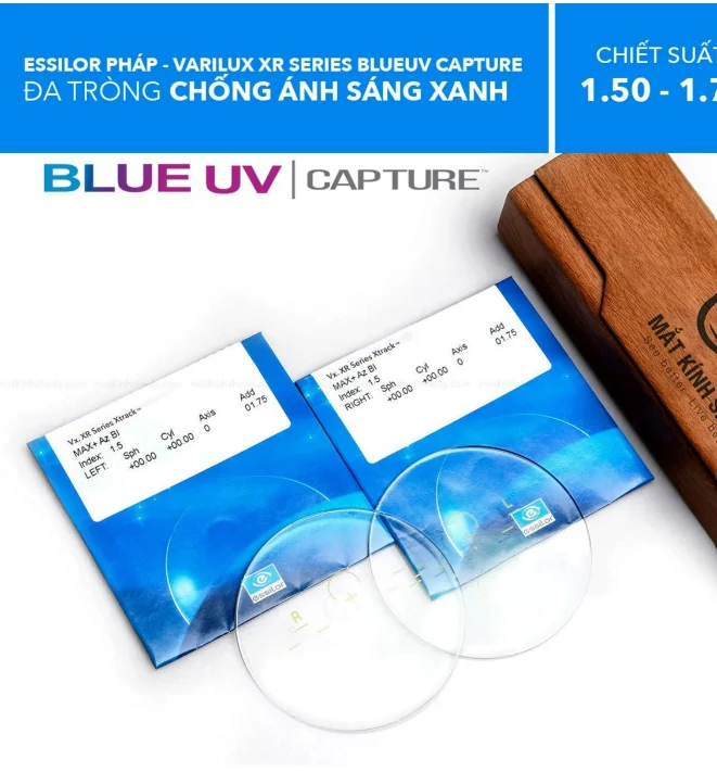 Đa Tròng Chống Ánh Sáng Xanh Varilux XR Series BlueUV Capture Essilor