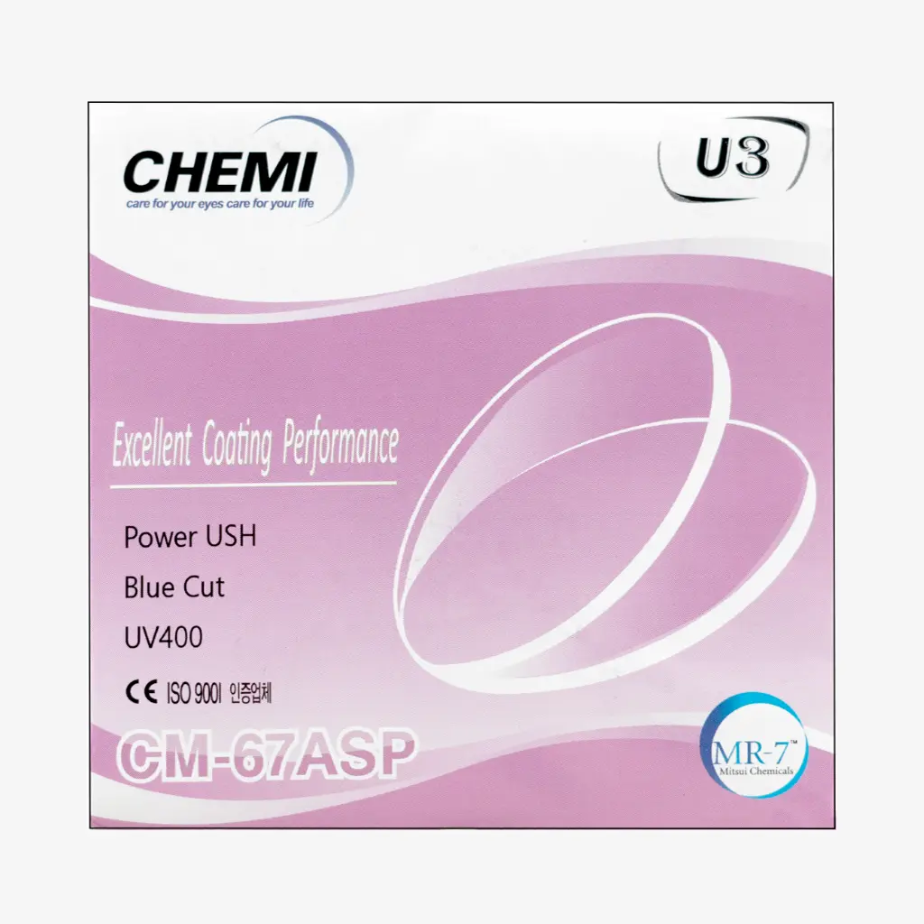 Tròng Kính CHEMI 1.60 ĐỔI MÀU GREY