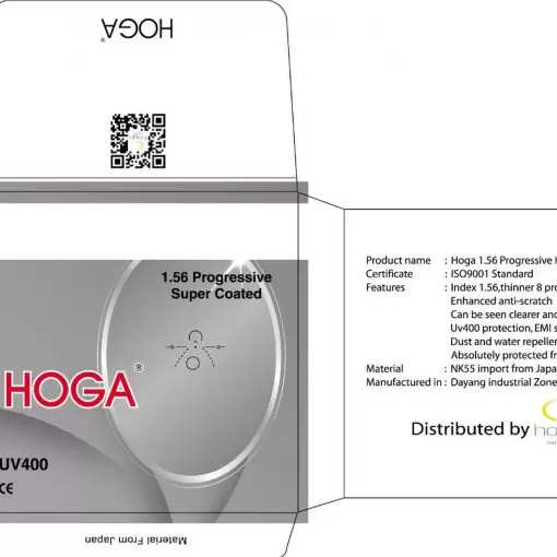 Tròng Kính HOGA 1.56 Progressive HC – Đa Tròng Chuyển Tiêu Cự Mượt Mà, Nhìn Xa – Gần – Trung Gian Chỉ Với Một Cặp Kính