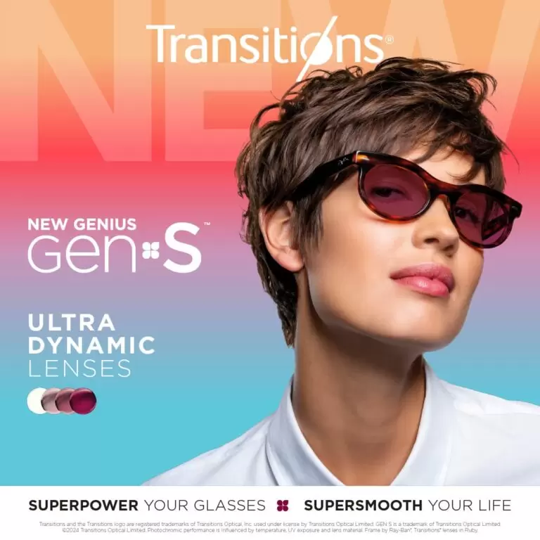 Tròng kính đổi màu Essilor Transitions Gen S