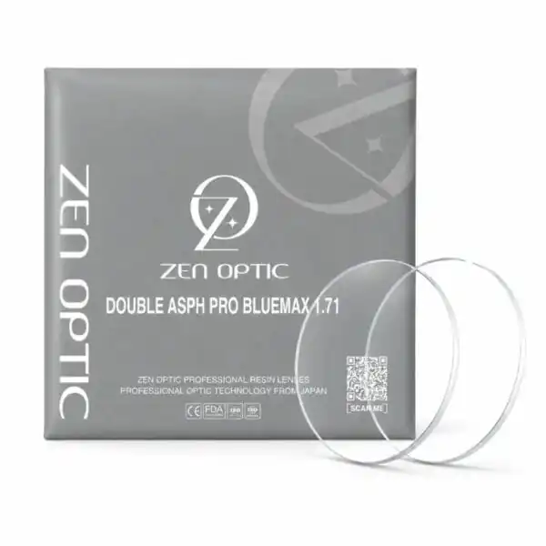 Tròng Kính Chống Ánh Sáng Xanh Zen Optic Double ASPH Pro BlueMax 1.71 – Chính Hãng
